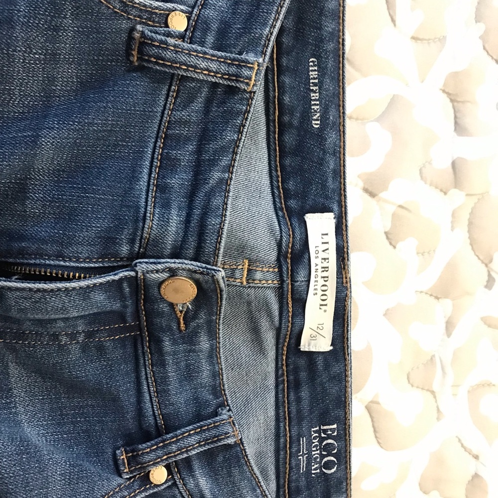 Liverpool Blue Boyfriend Jeans